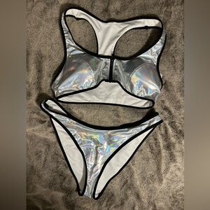 Medium holographic bikini